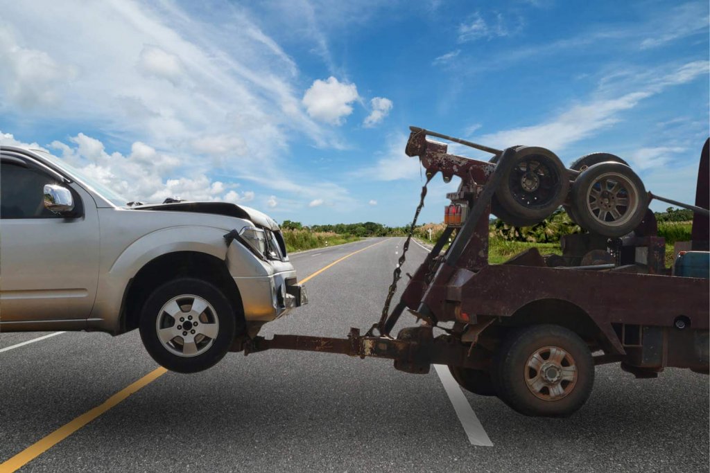 Car damaged in accident by driver without auto insurance represented by Ward & Barnes, P.A., Attorneys at Law